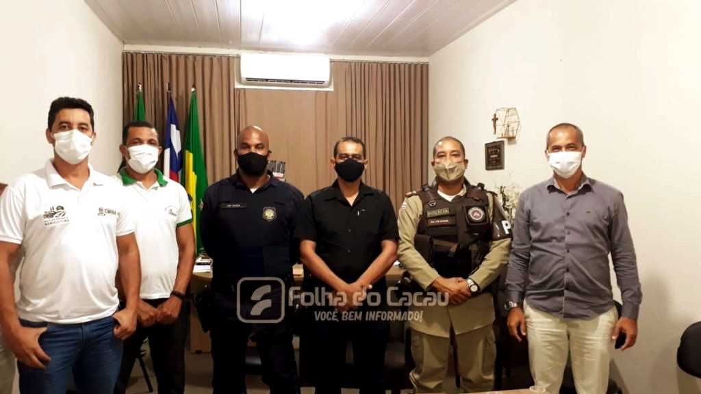 Camacã: Prefeito Paulo do Gás recebe autoridades, empresários e produtores rurais para discutir segurança